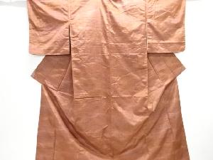 未使用品　霞模様織り出し手織り紬着物